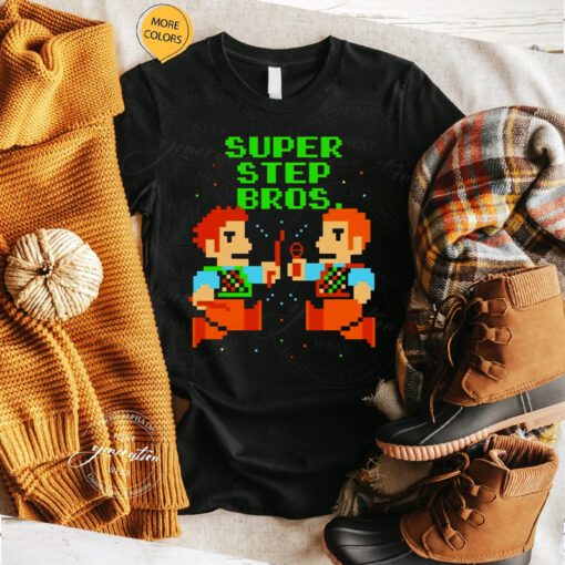 Super step bros 8-bit tshirt