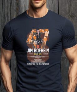 Syracuse Orange Jim Boeheim Basketball Hall Of Fame Thank You For The Memories Signature shirts