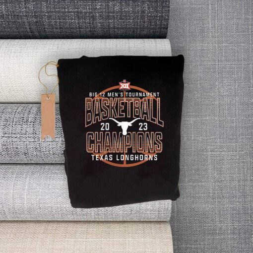 Texas Longhorns Fanatics Branded 2023 Big 12 Men’s Basketball Conference Tournament Champions Shirts