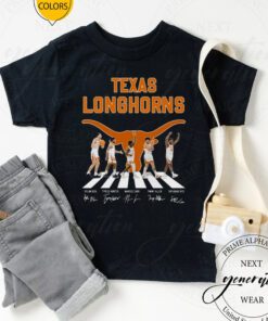 Texas Longhorns Signature Abbey Road Signatures 2023 Men’s TShirts
