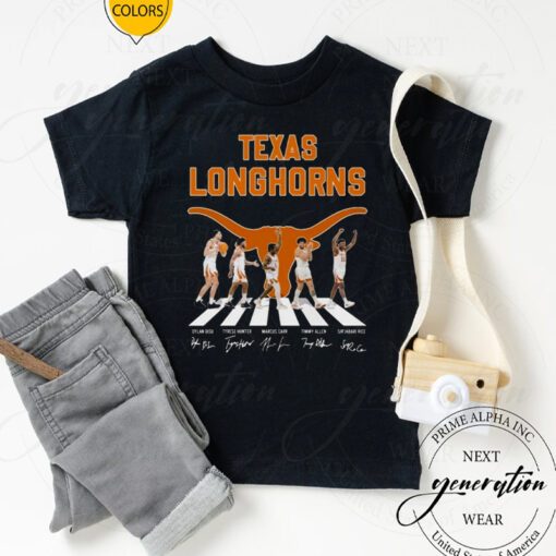 Texas Longhorns Signature Abbey Road Signatures 2023 Men’s TShirts