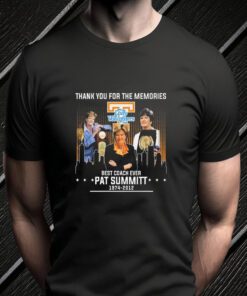 Thank You For The Memories Best Coach Ever pat Summitt 1974-2012 Signature tshirts