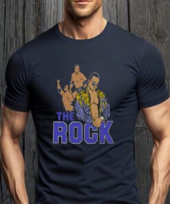 The Rock Illustrated Tri-Blend Tee-Shirt