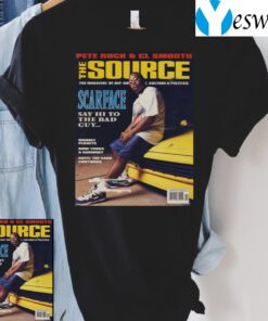The Source 90s Cover Scarface tshirt