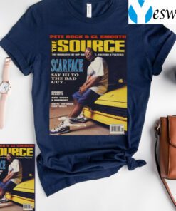 The Source 90s Cover Scarface tshirts