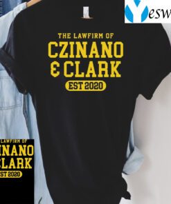 The law firm of Czinado & Clark EST 2020 T-Shirts