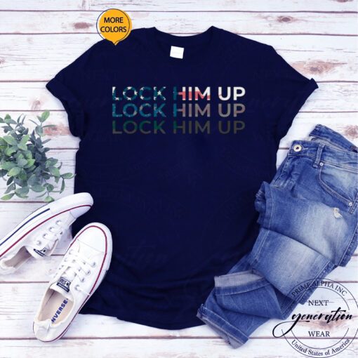 Trending Political Lock Him Up t-shirts