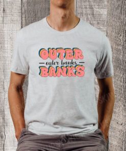Typography Outer Banks Retro Style teeshirt