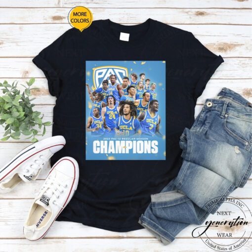 Ucla Bruins 2023 Pac-12 Men’s Basketball Champions TShirts