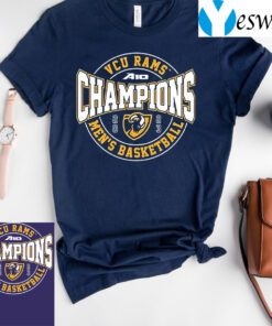 Vcu Rams Ncaa Mens Basketball A-10 Champions 2023 T-Shirt