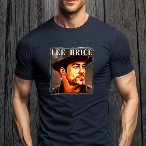 Vintage Portrait Of Lee Brice shirts