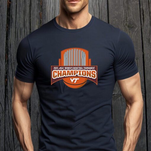 Virginia Tech Hokies 2023 ACC Women’s Basketball Conference Tournament Champions shirts