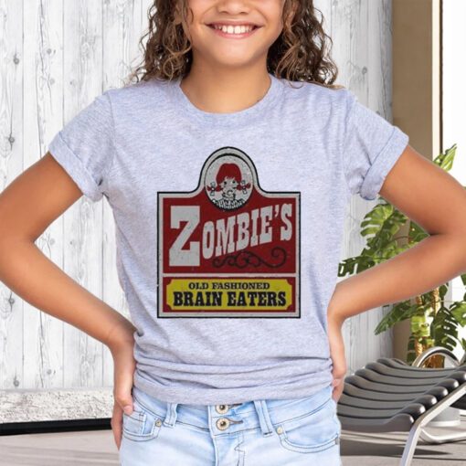Wendy’s Zombies Old Fashioned Brain Eaters tshirts