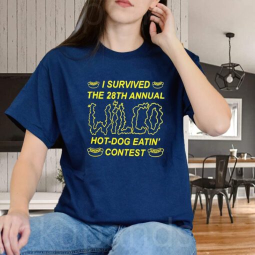 Wilco I Survived The 28Th Annual Hot Dog Eatin’ Contest Shirts