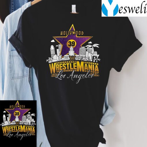 Wwe Wrestlemania 39 Purple Star t-shirts