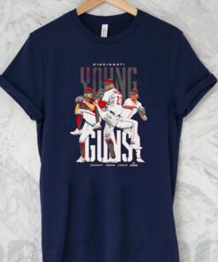 Young Guns Cincinnati Ashcraft Greene and Lodolo t-shirts