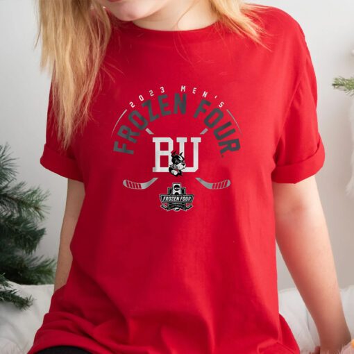 boston university hockey frozen four tshirts