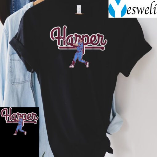 bryce harper philly swing t-shirts