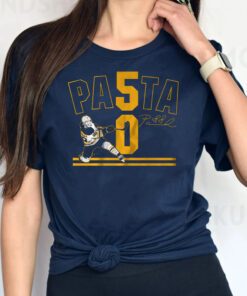 david pastrnak 50 t-shirt