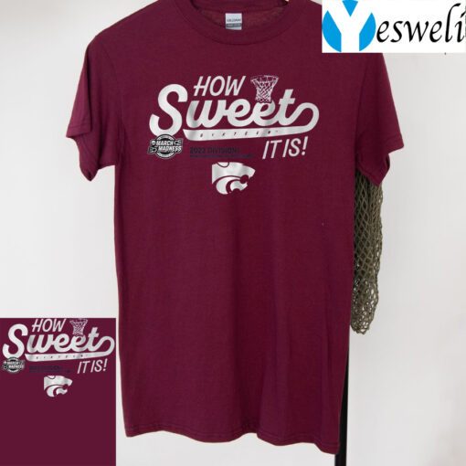 kansas state mens basketball sweet sixteen t-shirt