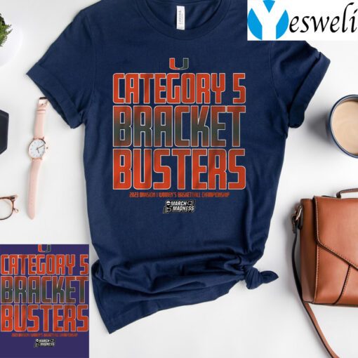 miami basketball category 5 bracket busters tshirts
