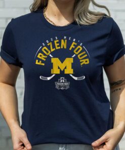 michigan hockey frozen four t-shirt