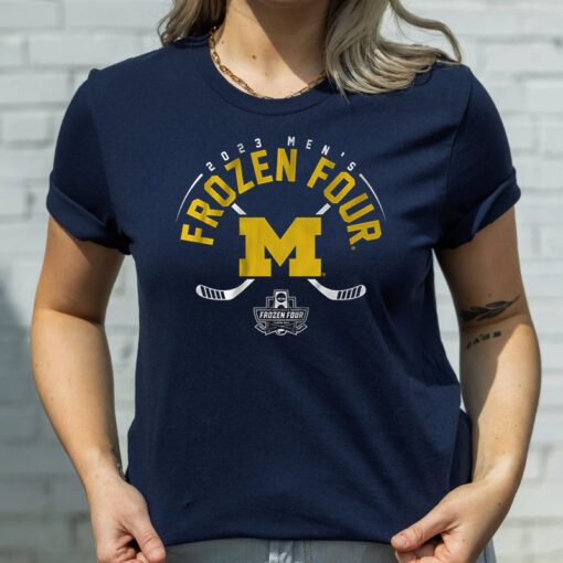 michigan hockey frozen four t-shirt