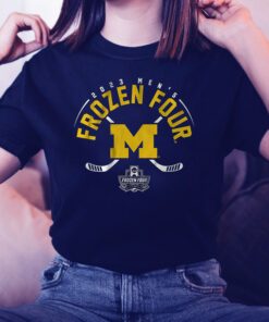 michigan hockey frozen four t-shirts