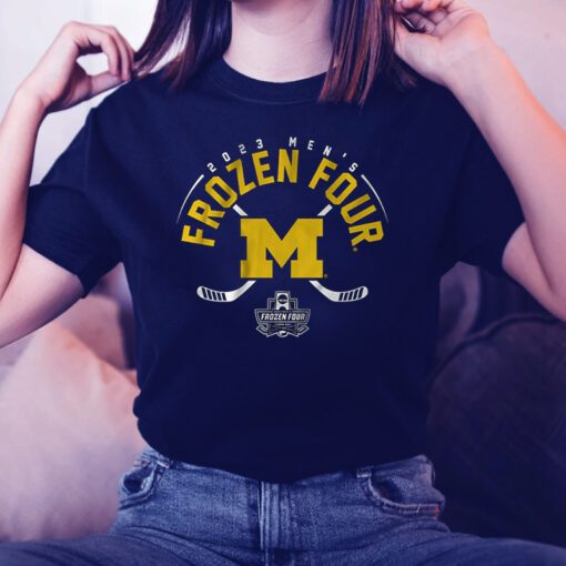 michigan hockey frozen four t-shirts