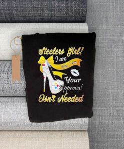 pittsburgh Steelers girl I am who I am your approval isn’t needed shirts