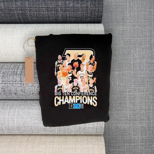purdue boilermakers team 2023 big ten conference champions shirts