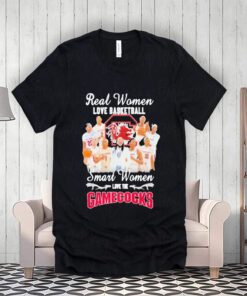 real women love basketball smart women love the gamecocks women’s shirts