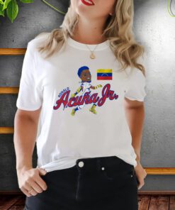 ronald acuna jr venezuela caricature shirt