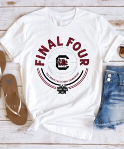 south carolina womens final four circle t-shirt