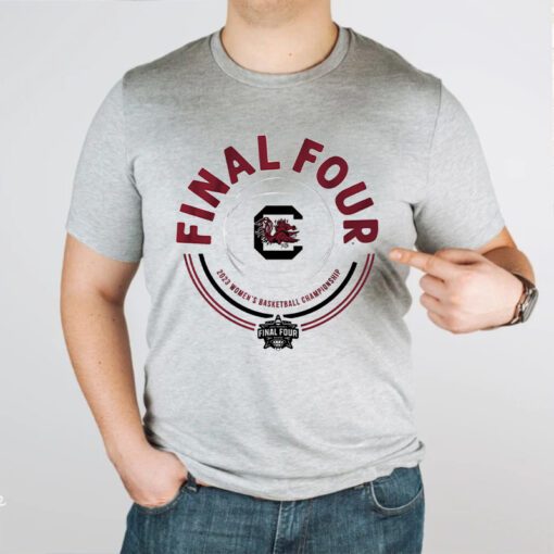 south carolina womens final four circle tshirt