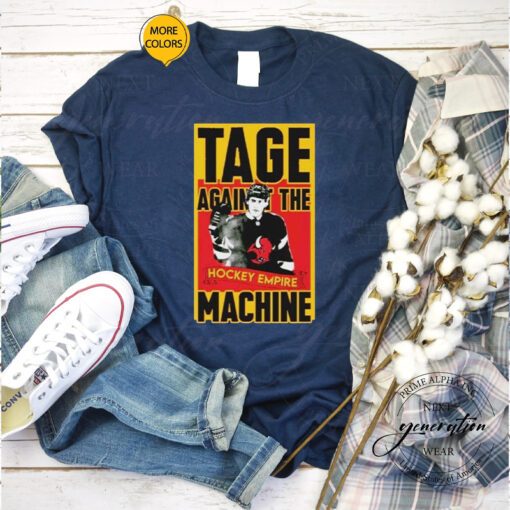 tage against the machine Tage Thompson Buffalo hockey tshirt