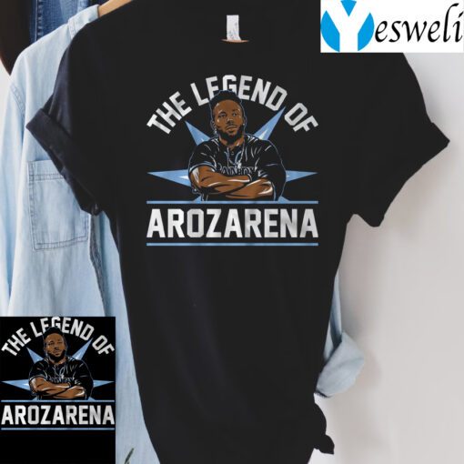 the legend of randy arozarena tshirt