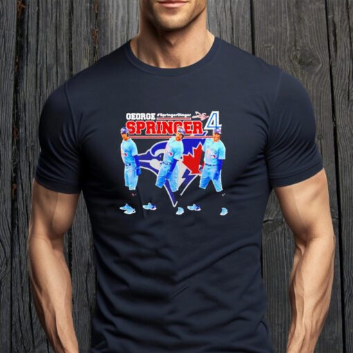 toronto blue jays george springer 4 signature shirts