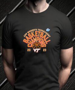 virginia tech hokies 2023 acc women’s basketball conference tournament champions teeshirt
