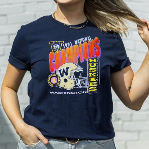 1991 National Champions Huskies Washington T-Shirts