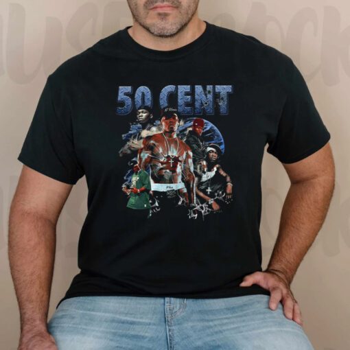 50 Cent 90s Vintage Style Bootleg tshirts