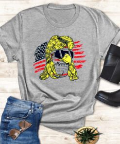 American Eagle let freedom ring t shirt