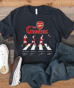 Arsenal The Gunners Abbey Road 2023 Signatures TShirt