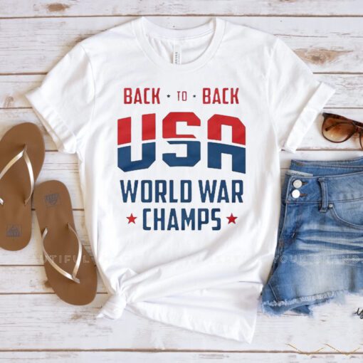 Back To Back USA World War Champs 2023 T-Shirt