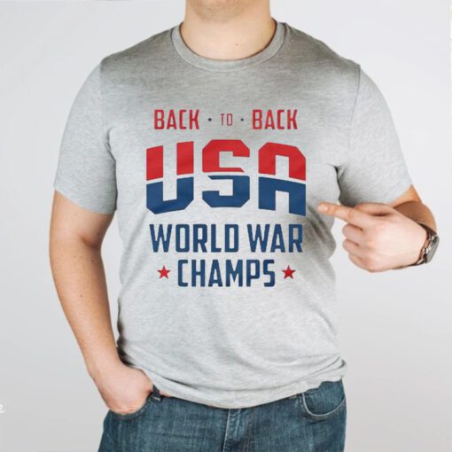 Back To Back USA World War Champs 2023 TShirt