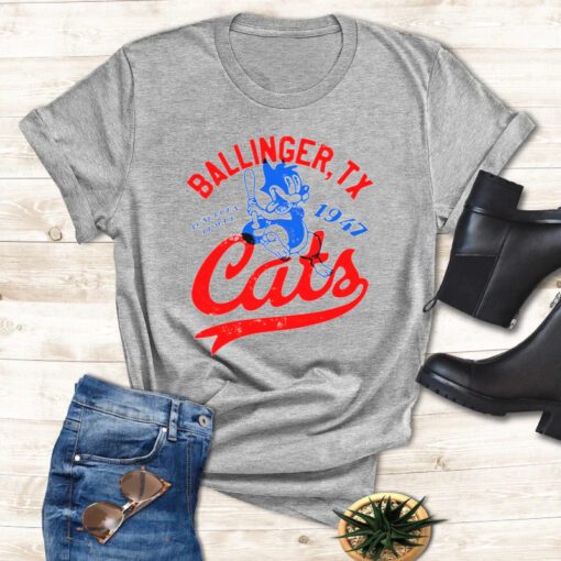 Ballinger Cats Baseball est 1947 shirts