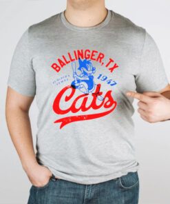 Ballinger Cats Baseball est 1947 tshirt