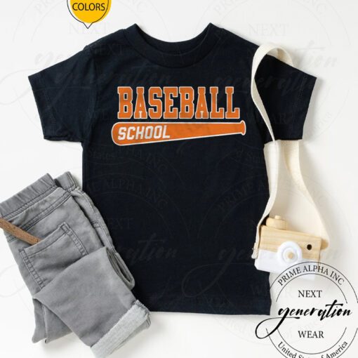 Baseball School OS T Shirt