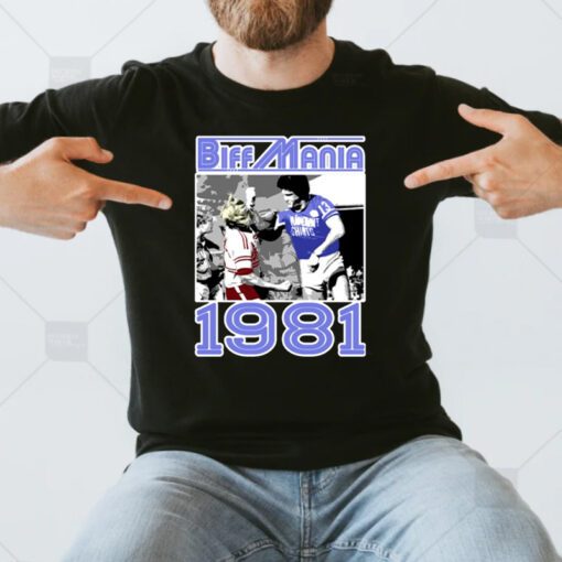 Biff Mania 1981 Rugby t shirts