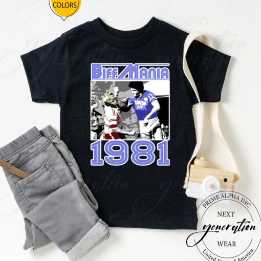 Biff Mania 1981 Rugby tshirt